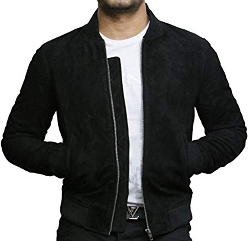BRANDSLOCK Mens Genuine Leather Jacket Exclusive Varsity - Image 2