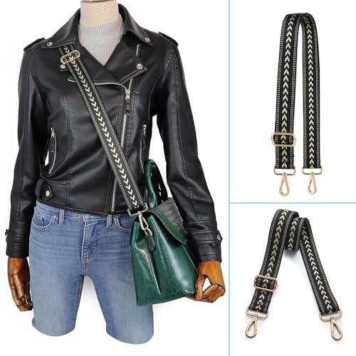 Image of Kolti Purse Strap Replacement Crossbody Handbag Stripe Wide Adjustable