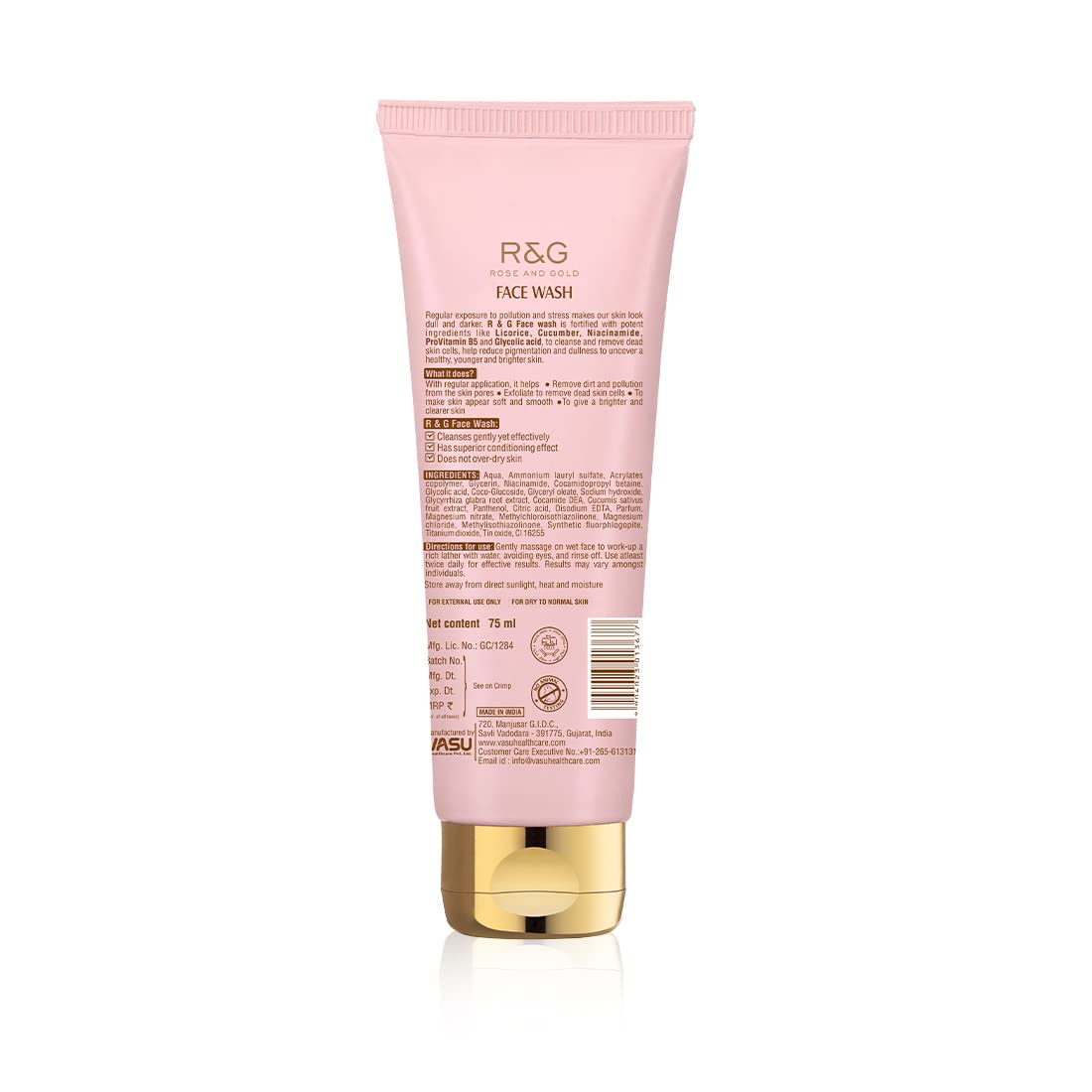 R&G Face Wash 75 ML | Clean, Exfoliates and Brights Skin | Remove dead skin cells. Help reduce pigmentation and dullness to highlight healthy, youth and bright. Unisex R&G Face Wash 75 ML | Clean, Exfoliates and Brights Skin | Remove dead skin cells. Help reduce pigmentation and dullness to highlight healthy, youth and bright. Unisex