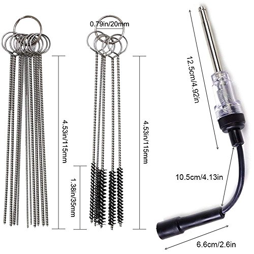Morange In-Line Spark Plug Engine Ignition Tester With Carb Carburetor Cleaner Kit, 6-12V Pick Up Coil Armature Diagnostic Detector Tool For Automotive Car Lawnmower Internal External Engine #TOP1