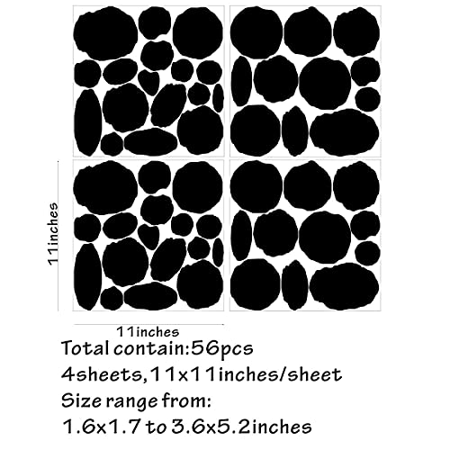 Polka Dots Decals Black Wall Sticker Peel And Stick Vinyl Wall Stickers Irregular Dots Wall Decal Cow Print Sticker Modern Wall Stickers Removable Wall Stickers For Kids Bedroom Living Room Decor #TOP7