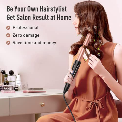 image for DLCBROUS Curling Iron wand, Professional 5 in 1 Curling Wand with 3 Ba