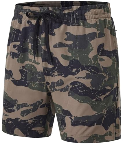 Image of Tyhengta Men's Swim Trunks Quick Dry Beach Shorts with Zipper Pockets and Mesh Lining
