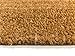 LucaHome - Felpudo de Coco Natural 70x40 con Base Antideslizante, Felpudo de...