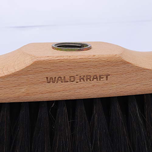 WALDKRAFT Besen-Set Black Forest | Handfeger und Zimmerbesen aus Buchenholz | Kehrbesen Made in Germany (1, Stubenbesen + Handfeger) – Bild 5