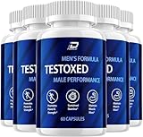 Testoxed Capsules Supplement, Testoxed Advanced Men Wellness Support, Official Testoxed Maximum Strength Energy Performance, Testoxed Premium Dietary Formula Reviews (5 Pack - 300 Capsules)