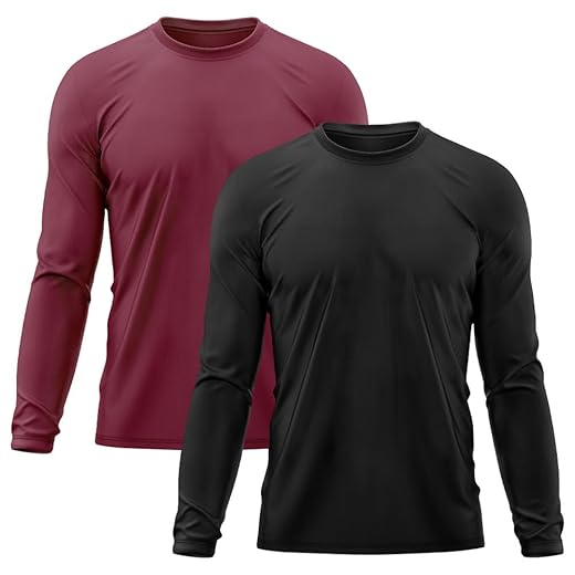 Kit 2 Camisetas Manga Longa Masculina Proteção Solar Esporte
