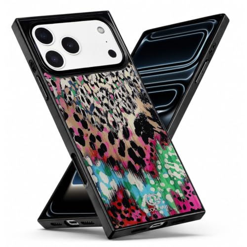 Image of COCOMII Rectangle for iPhone 18 Pro Max /17 Pro Max Case, Botanical Leopard
