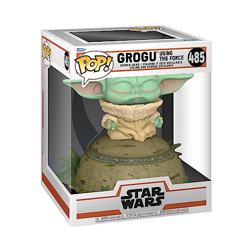 Sale Funko Pop! Deluxe: Mandalorian - The Child (Grogu) Using The Force (Lights And Sounds) Collectible Vinyl Bobblehead