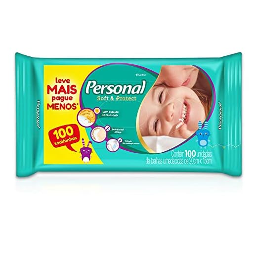 Personal Toalhas Umedecidas Soft And Protect 100 Unidades Branco