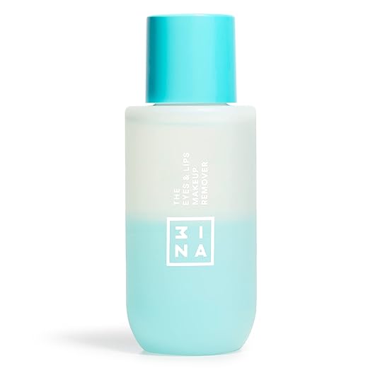 3INA MAKEUP - Vegan - The Eyes & Lips Makeup Remover - Azul - Desmaquillante bifásico para ojos y labios - Elimina incluso el maquillaje resistente al agua - Apto para ojos sensibles - Cruelty Free
