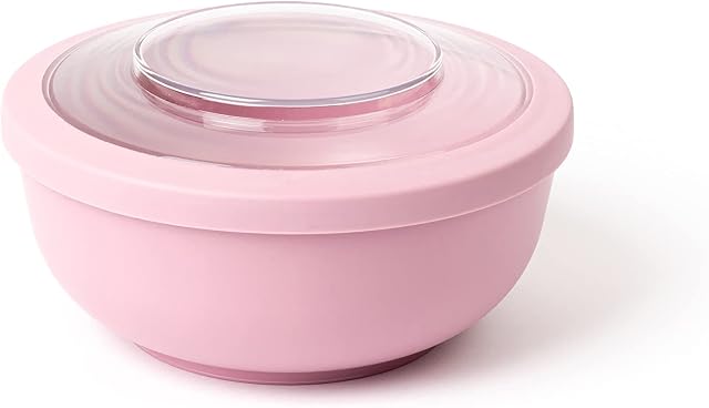 Harfield Amuse 1L Salad Lunch Buddha Bowl with Airtight Lid BPA Free (Pink)