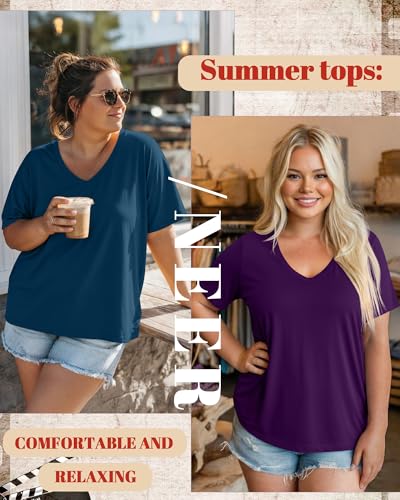Image of Neer 3 Pack Plus Size Women's T-Shirts