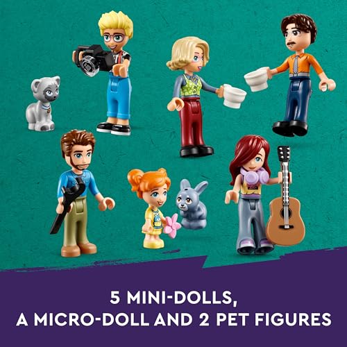 Image of LEGO Friends Olly and Paisley's Family Houses Set with Minidolls 42620