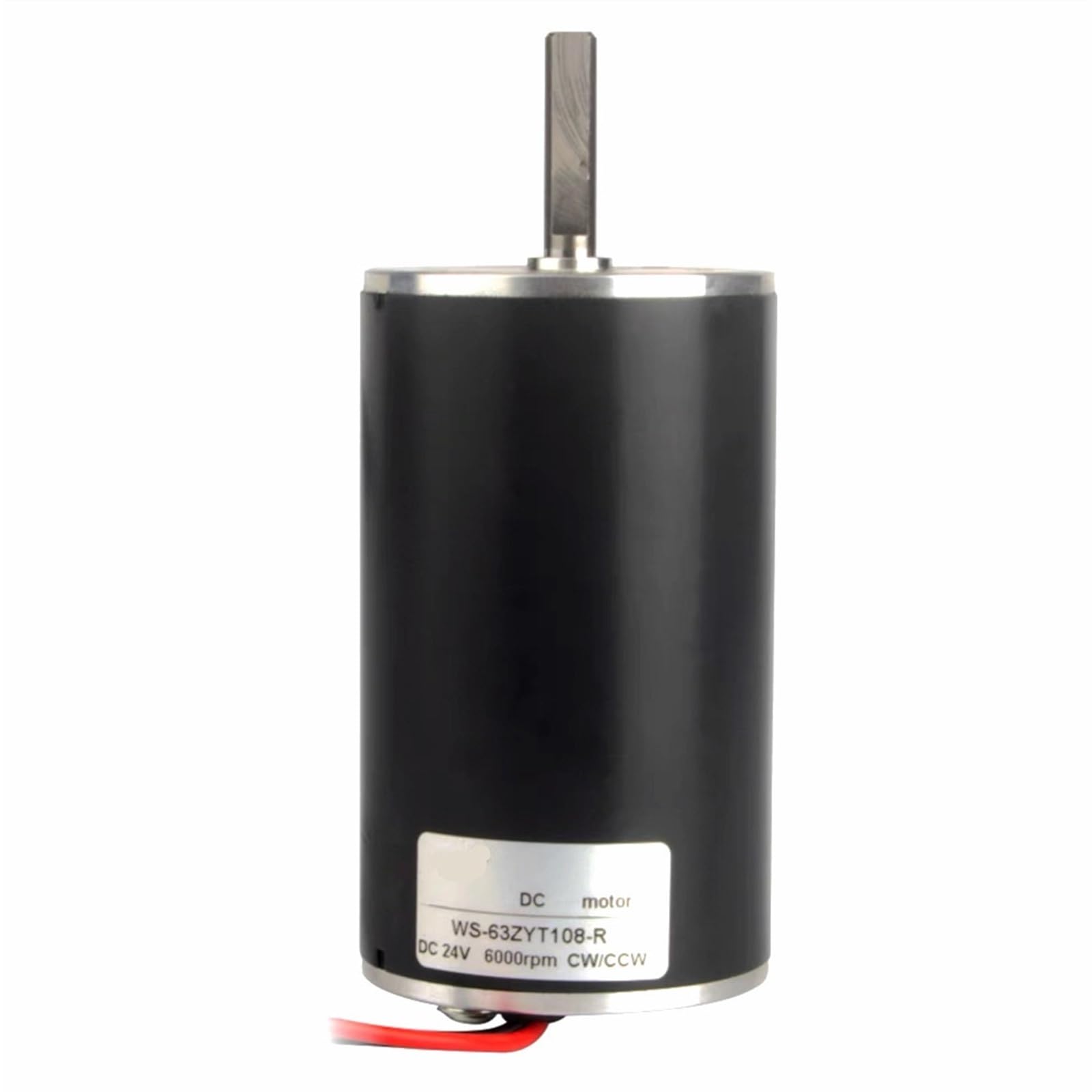 Moteur CC 12V 50W haute performance à roulement à billes et arbre de 8 mm