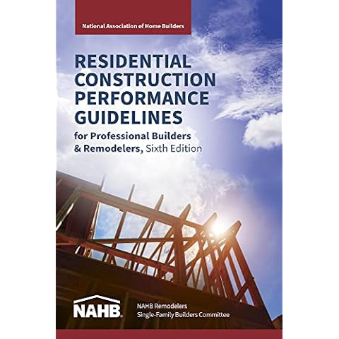 Residential Construction Performance Guidelines, Contractor Reference, Sixth Edition Cover
