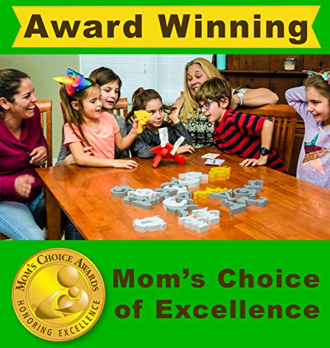 Quaggle Stacking Balance Game - Wood Blocks - Premium Suspend Game - 2 to 12 Players for Kids, Adults, Family - Develop Hand-Eye Coordination - STEM Toy - Exciting Board Game, Party Game - Great Gift