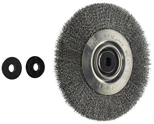 Image of Eazypower 88059 8 inch Crimp Wire Brush with 5 /8 inch-1 /2 inch Arbor (1-Pack)