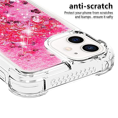 Coque iPhone 12 Mini antichoc transparente à paillettes