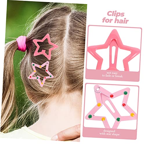 FRCOLOR 50 Pçs Grampos De Cabelo De Metal Estrela Grampos De Cabelo Para Decoração Estrela Grampos D