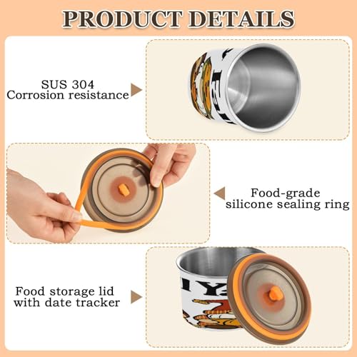 Contenedor hermético para café acero inoxidable 30 oz miniatura 4