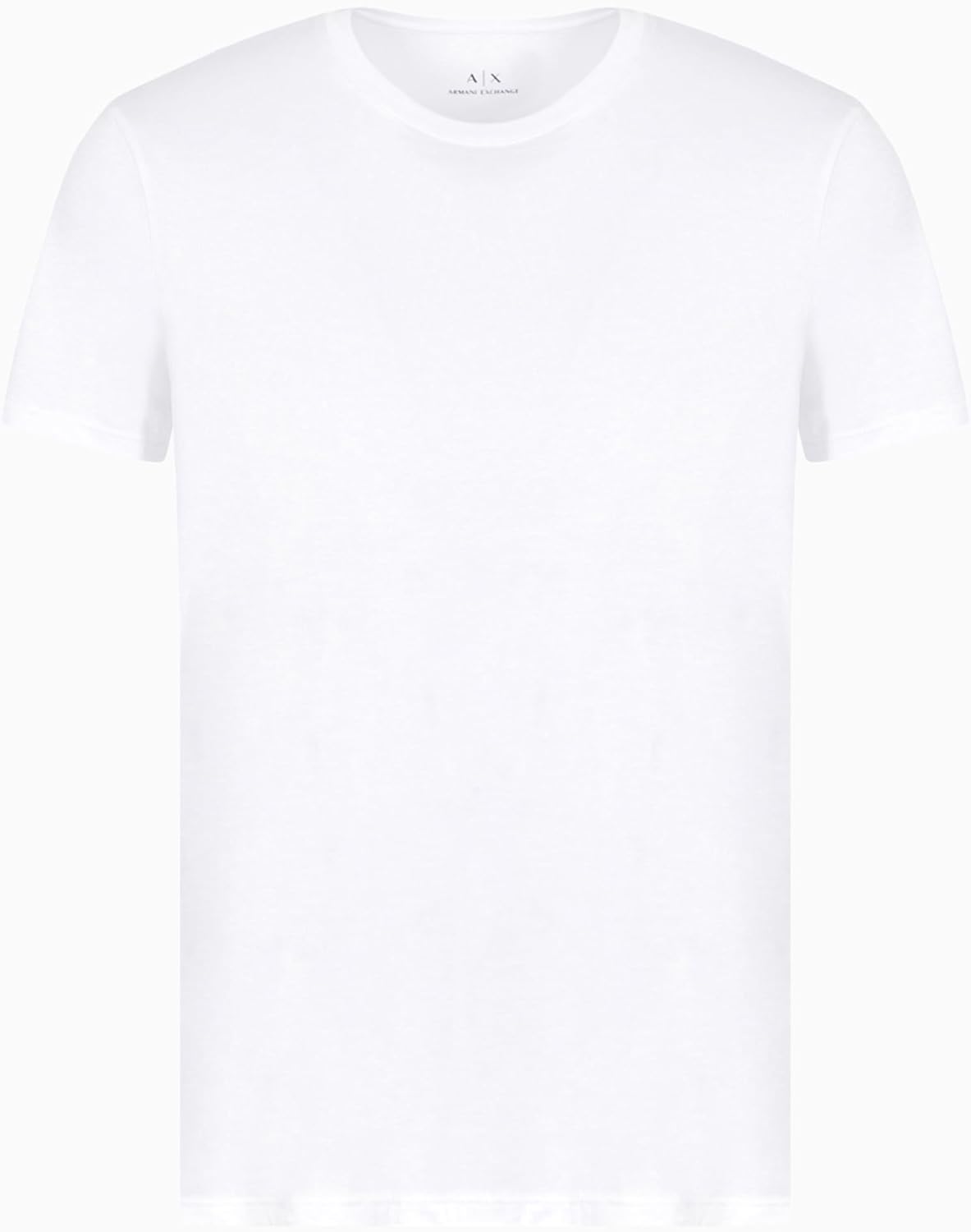 AX Armani Exchange Men's Solid Colored Basic Pima Crew Neck