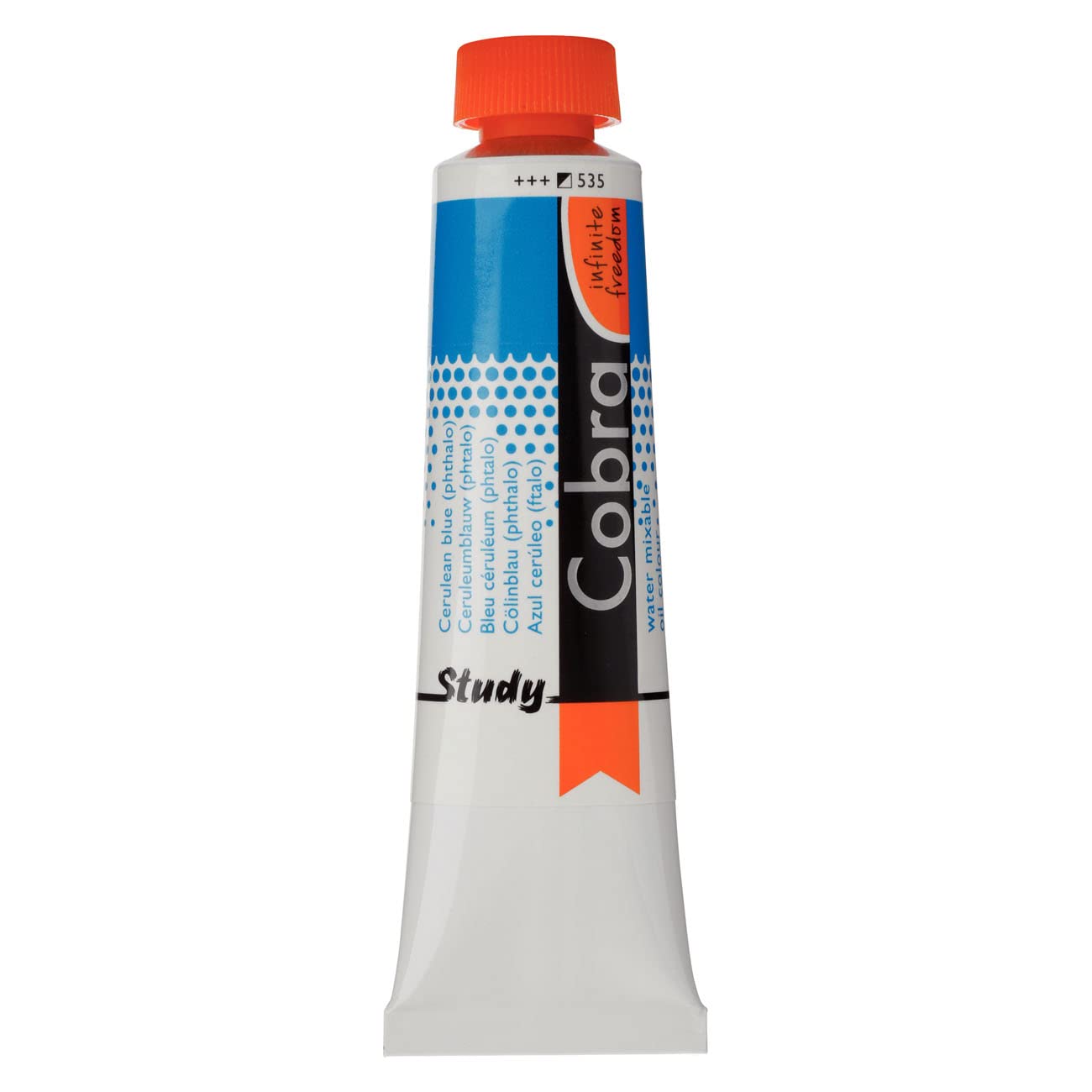 Cobra Study W/M Oil 40Ml Cerulean Blue Pht
