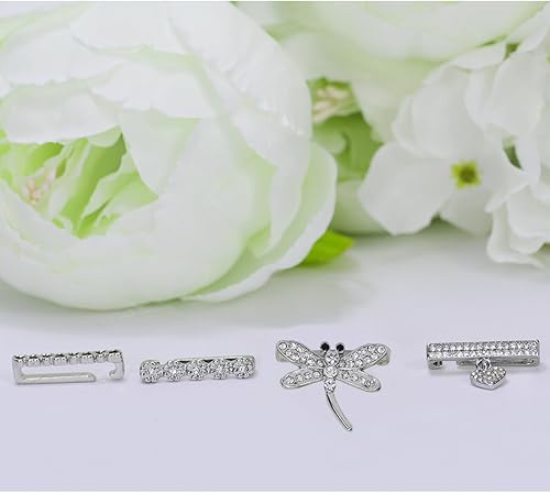 Miniatura 5 de SUNOREEK Dijes decorativos de diamantes para mujer, anillos decorativos de diamantes para correas de Apple Watch de 1.929 in, 1.772 in, 1.732 in,