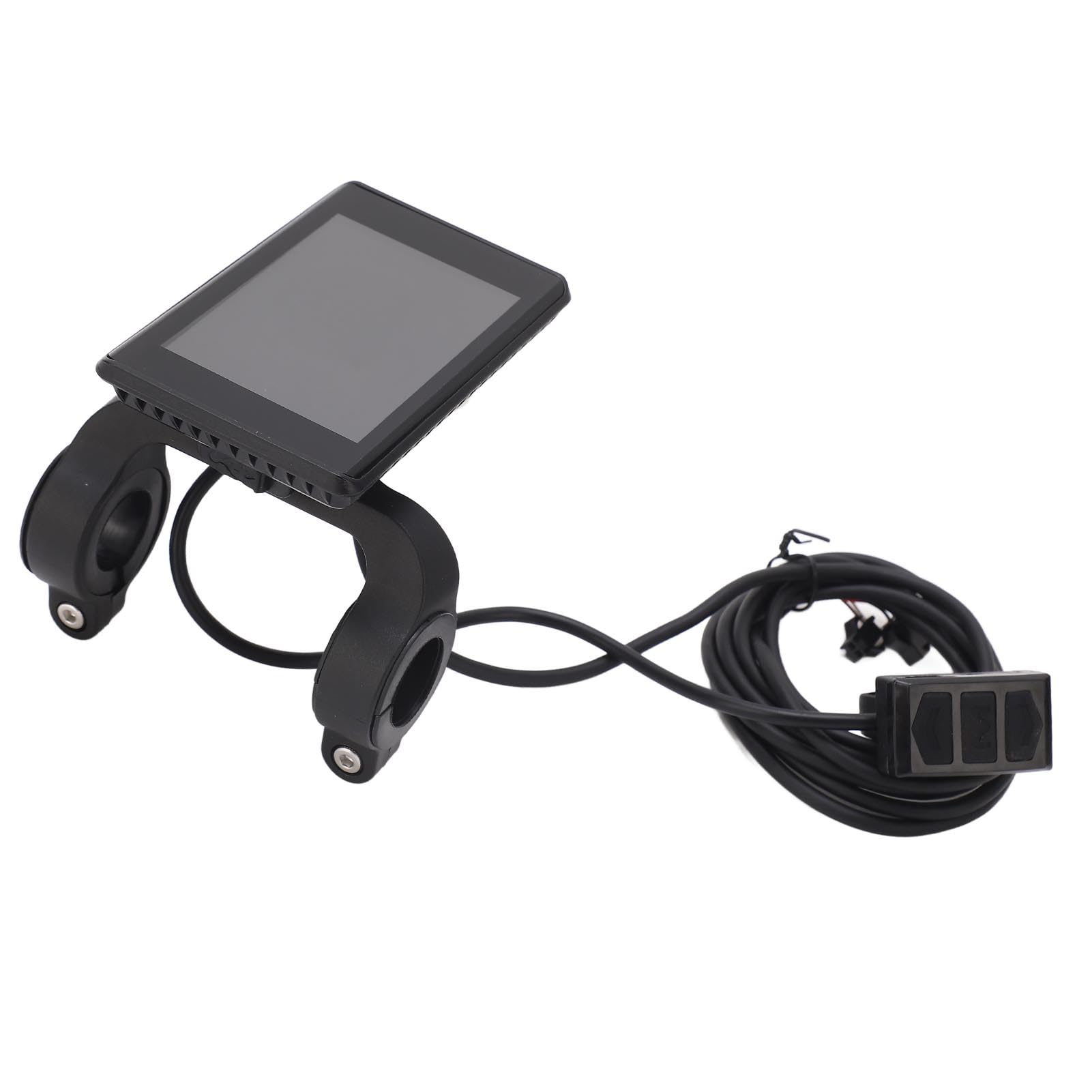 Parte di sostituzione del misuratore del display LCD in bici elettrica con materiale ABS per visione e stabilità dei dati convenienti adatti per manubrio da 22,2 mm
