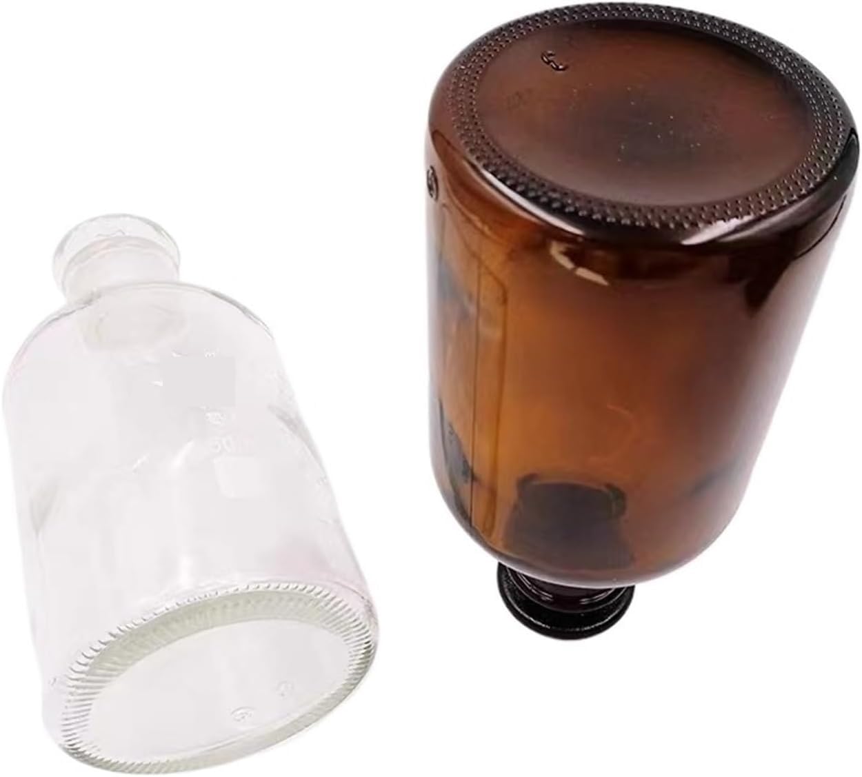cuello roscado con tubulación, Juego de frascos de reactivo de boca estrecha for laboratorio con tapón esmerilado, vidrio multicolor, varios tamaños(1000mL 1pc)