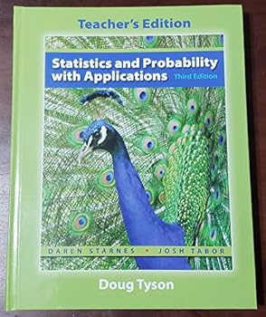 Textbook Binding Statistics and Probability with Applications - Teacher's Edition Book