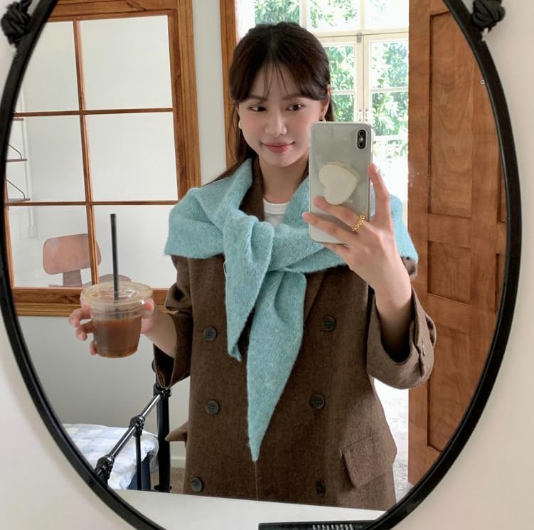 Pashmina Shawl Wraps Women Wool Shawls and Wraps Thicken Shawl Scarf Triangle Cardigan Cape Sweater Shoulder Top Fall Winter - Image 6