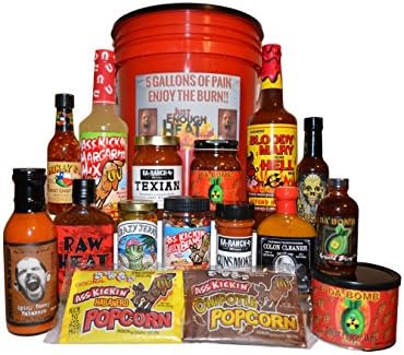5 Gallons of Pain Red Spicy Sauce Gift Set