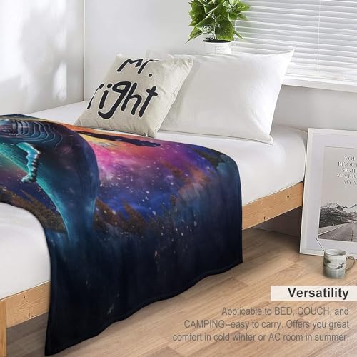 Couverture baleine douce grand plaid flannel lit et canapé 180x200cm