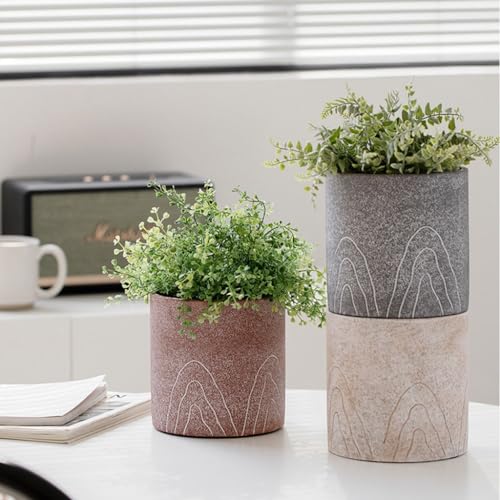 Pots de fleurs décoratifs pour balcon et salon lumineux
