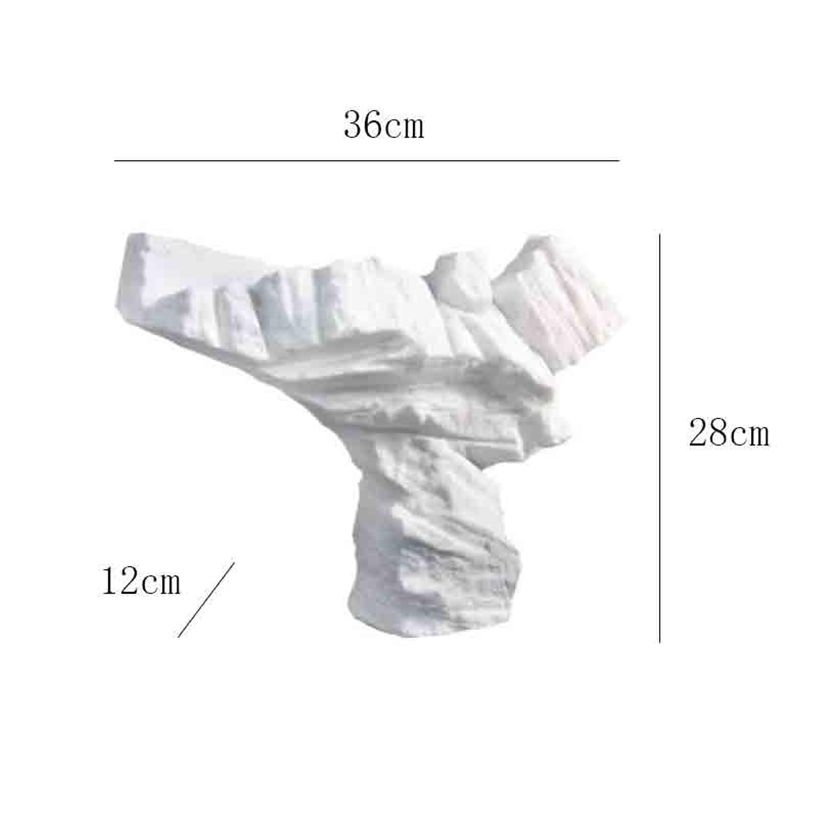 Esculturas Escultura de mármol Blanco Moderna, Figuras abstractas Creativas, Decoraciones, artesanías