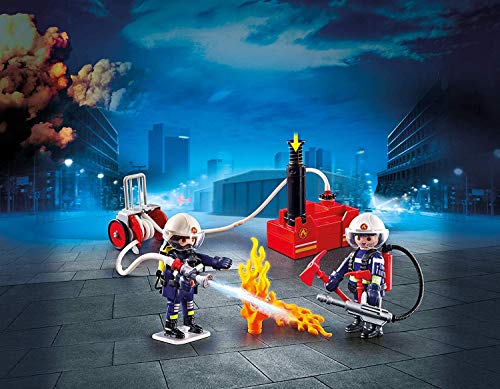 Playmobil 9468 Pompiers Avec Matériel D'incendie - vue 5