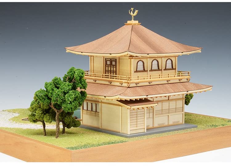 1/75 木製 金閣寺ジオラマ