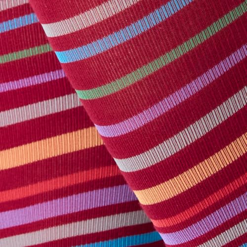 Medias de compresión graduada SOLIDEA Stripe Game Orion rubí XXL 4