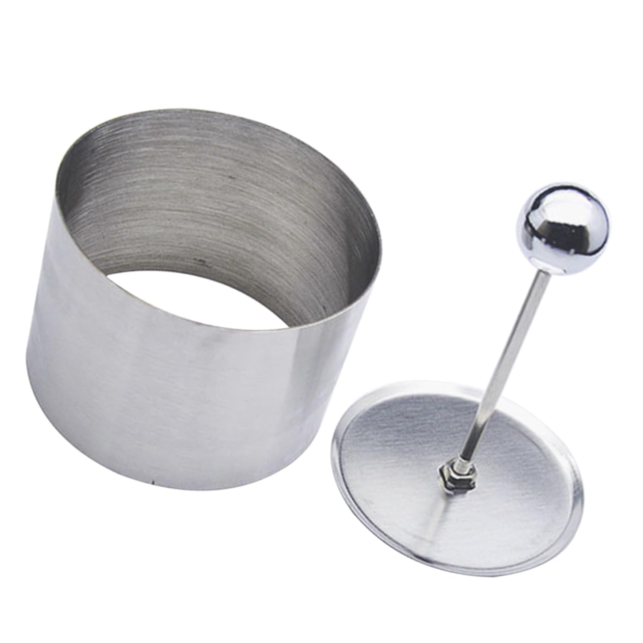 ABOOFAN Food Molds Stainless Steel Round Kitchen Tool Supply Chocoflan Molds for Baking