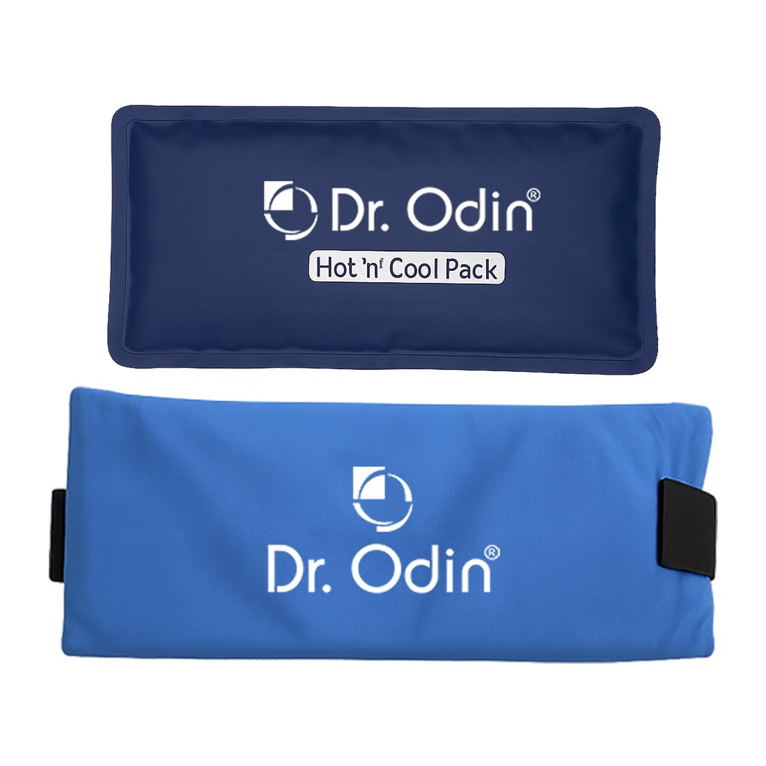 Dr. Odin Reusable Hot and Cold Pack for Pain Relief with Washable Cotton Cover and Adjustable Strap, Microwaveable Gel Pack, Icepack (Nylon)-picture-12