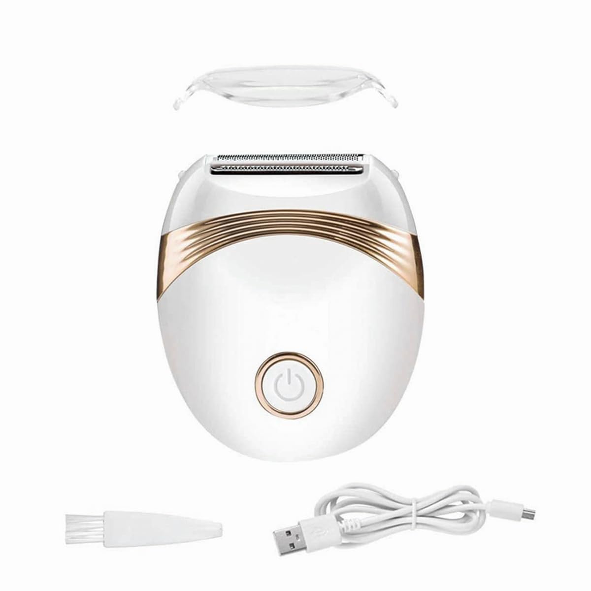 Afeitadora eléctrica para Mujer, Recortadora de Bikini,removedor de Vello húmedo y seco para piernas,Cuerpo,Cara,Axilas y Pubis,portátil,Recargable por USB