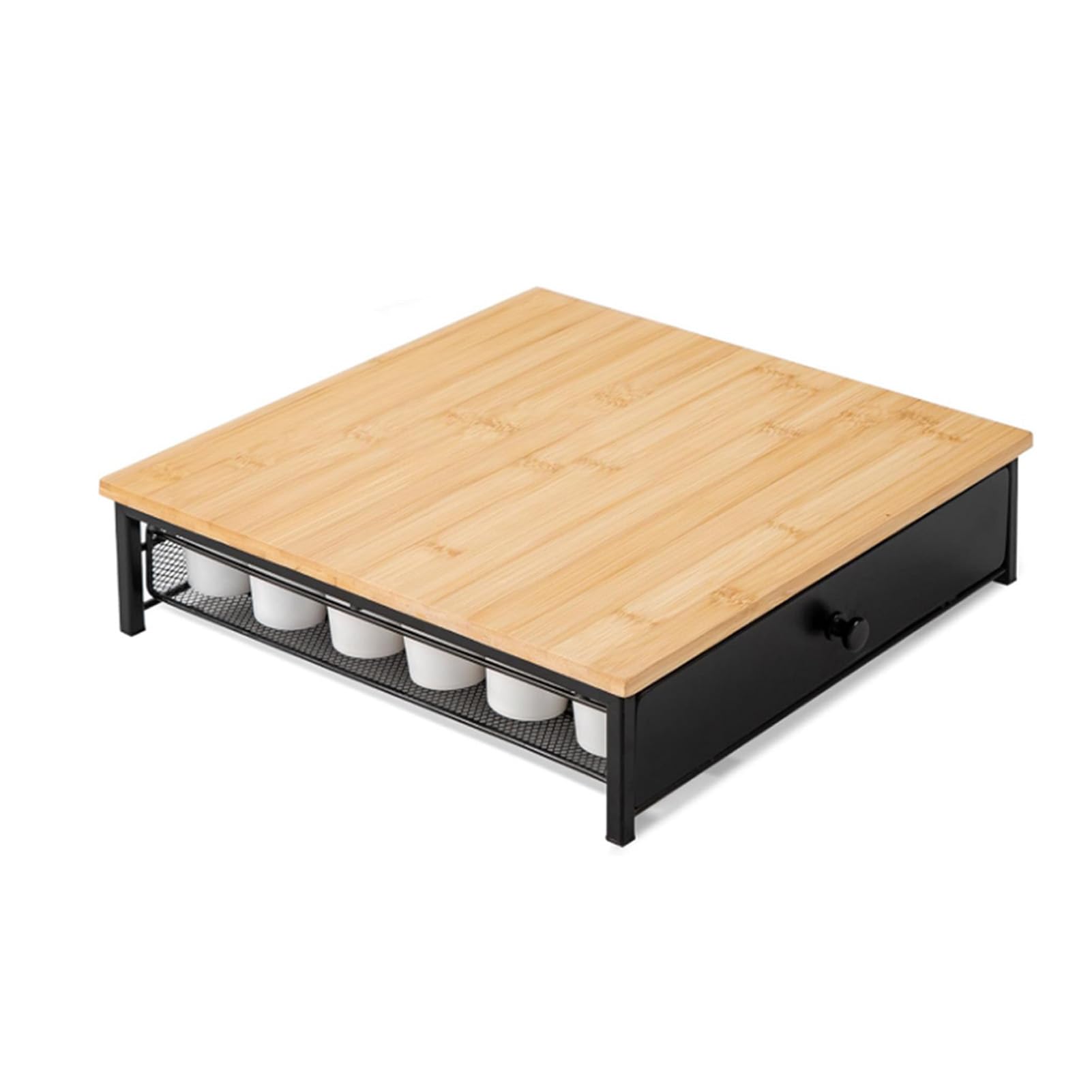 Zunate Cassettiera Porta Capsule 36 Scomparti, Organizer in Metallo per