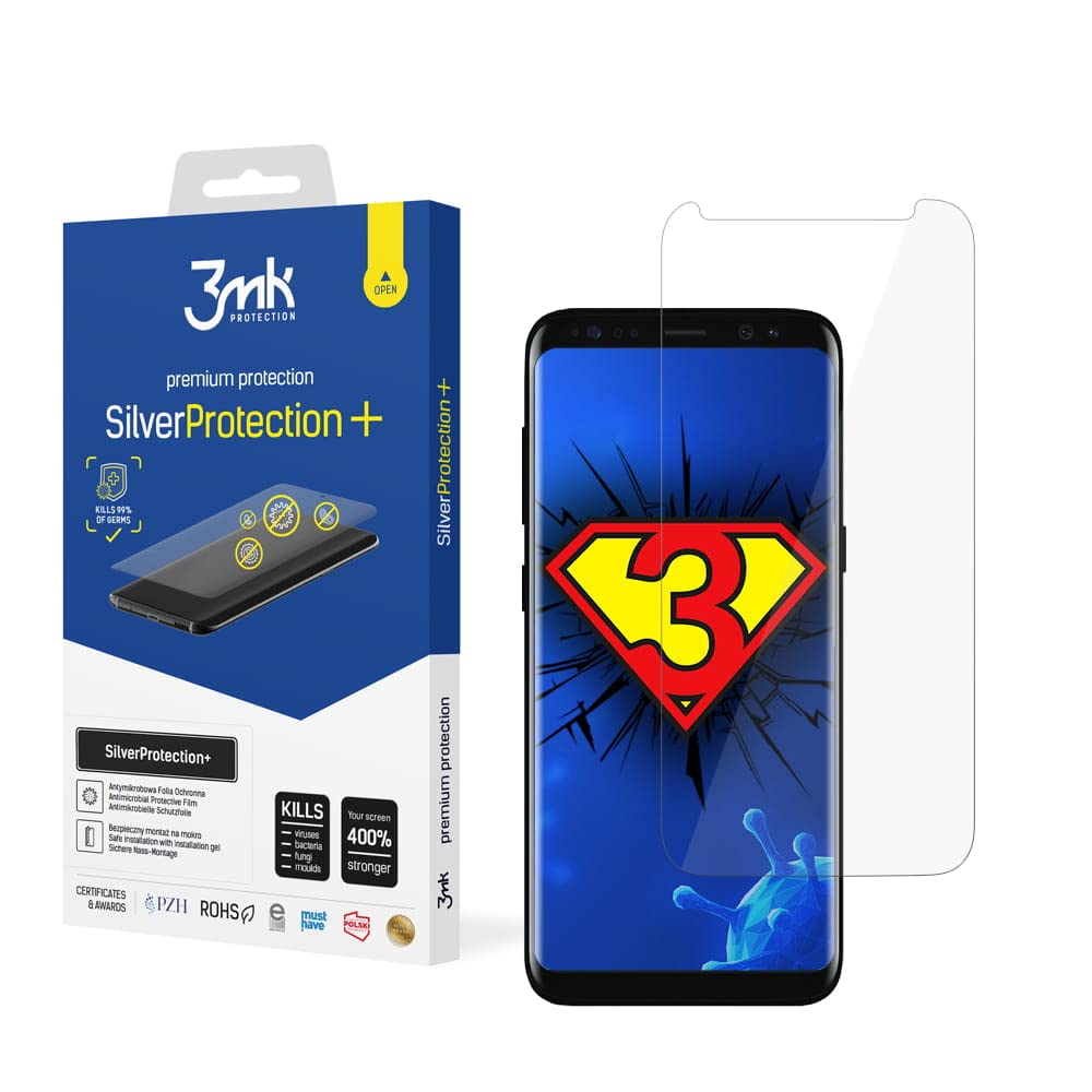 Samsung Galaxy S8-3Mk Silverprotection+