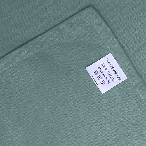 Whitewrap Kitchen Cloth Dinner Napkins 100% Ring Spun Cotton 4 Pack Natural Soft Comfortable Reusable Table Napkins Perfect For Holidays Parties Weddings Hotels Restaurants -18"X18"(Sea Foam Green) #TOP7