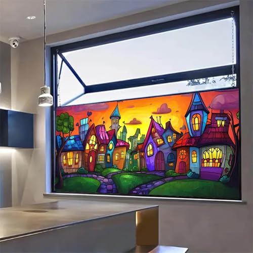 Vinilo decorativo HOMETITUTE diseño vidriera 100x45 cm miniatura 7