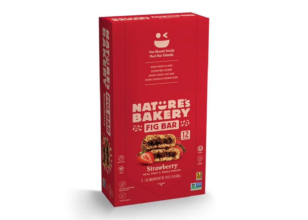 Nature's Bakery Whole Wheat Fig Bars, Real Fruit