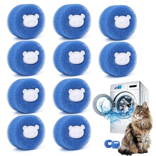 Pet Hair Remover Washing Machine Hair Catcher for Laundry Lint Catcher Reusable Effectively Removal Cat Dog and Other Hair From Bedding Clothes (10)