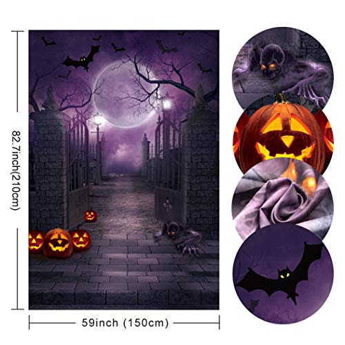 FunPa Photography Background Novidade Horrible Photo Backdrop Studio Prop para Halloween