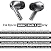 Ohrstöpsel für Samsung Galaxy Buds 3 pro - Silikon Ohrstöpsel für Samsung Buds 3 pro, Kompatibel mitgalaxy Buds 3 pro Ersatzzubehör, Schwarz L/M/S (3 Paar) (S/M/L)